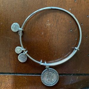 St. Christopher Amex and Ani bracelet silver